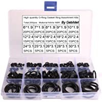 Gebildet 200pcs Junta Tórica Set-15 Tamaños Junta Tórica de Goma Surtido Conjunto-Plomería Hidráulica Juntas Juego…